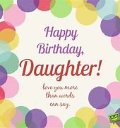 Image result for Sample Birthday Wishes for Daughter