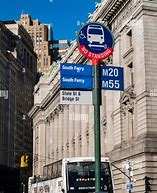 Image result for New York City Bus Stop Sign