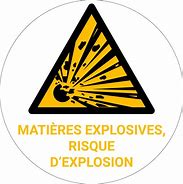 Image result for Risque Explosion Pictogramme