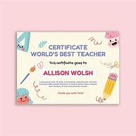 Image result for Principal of the Year Awards Certificate