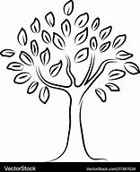 Image result for Line Drawn Tree