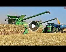 Image result for John Deere Corn Harvest