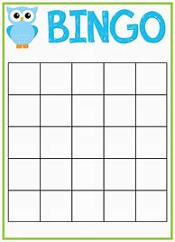 Image result for Free Blank Bingo Cards