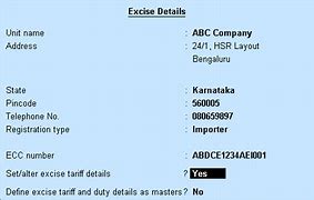 Image result for Excise Registration/Certificate