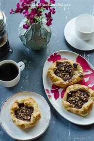 Image result for Pear Hazelnut Chocolate Galette