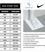 Image result for Ukuran Sepatu Nike