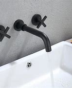 Image result for Wall Mount Single Handle Sink Faucet