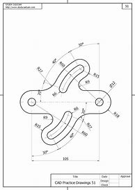 Image result for CAD Practice Drawings