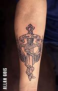 Image result for Sword Leg Tattoo