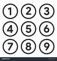 Image result for Circle Number Icons