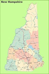 Image result for New Hampshire State Map