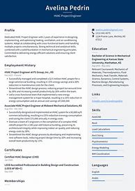 Image result for HVAC Project Engineer Resume