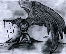 Image result for Broken Angel Wings Drawing