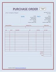 Image result for Purchase List Template