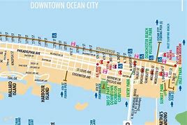 Image result for Ocean City Boardwalk New Jersey Map