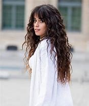 Image result for Curly Hair Curtain Bangs Before After