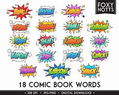 Image result for Original Art Comic Book Words