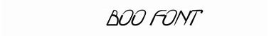 Image result for Boo Font