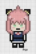 Image result for Anime Pixel Art Ania