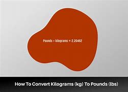 Image result for Change Pounds to Kilograms