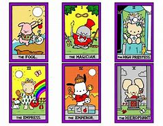 Image result for Hello Kitty Tarot Cards