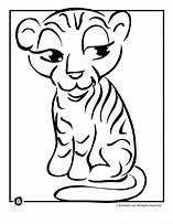 Image result for Tiger Sketch Outline