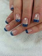 Image result for Nail Designs with Blue Tips