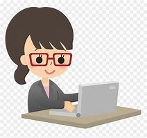 Image result for Nerd Computer Girl Cartoon