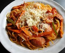 Image result for Spaghetti Napolitan Chicken