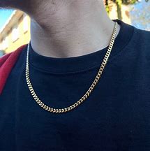 Image result for Gold G Necklace Men