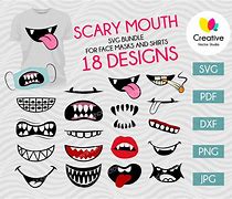 Image result for Monster Mouth SVG