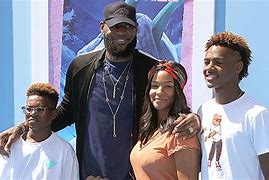 Image result for LeBron James with Kids