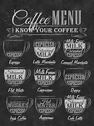 Image result for Coffee Menu Prices