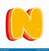 Image result for Orange Letter N