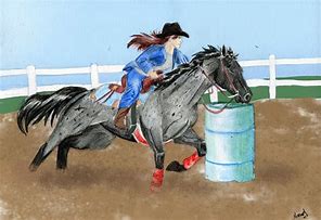 Image result for Lady Barrel Racer Line Drawing