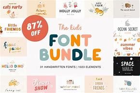 Image result for Fonts for Kids