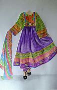 Image result for Amazing Drawing Ever Afghani Dress