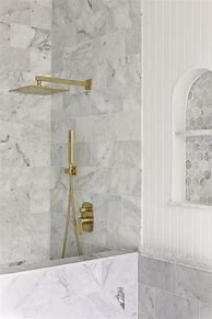 Image result for Marble Tile Shower Walls