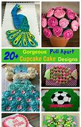 Image result for Pull Apart Yellow Cupcakes 40th Birthday