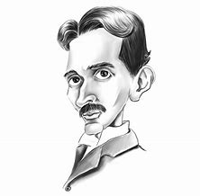 Image result for Nikola Tesla Caricatura