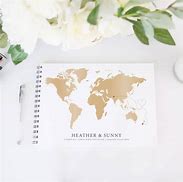 Image result for Wedding Guest Book Map