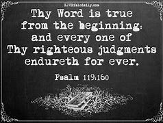 Image result for Psalm 119 160