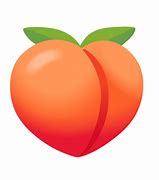 Image result for Peach Heart Emoji