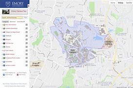 Image result for Emory University Campus Map