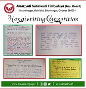 Image result for Handwriting Competition for Kindergarten