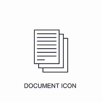 Image result for Document Icon White