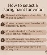 Image result for Wood Spray-Paint Example