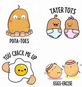 Image result for Cute Cartoon Food Puns