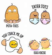 Image result for Cute Food Pun Drawings