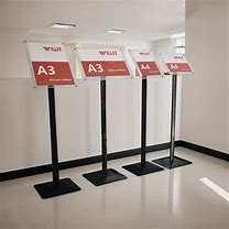 Image result for Floor Stand Sign Holder